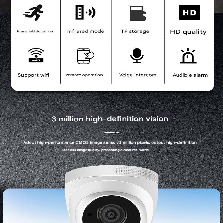 Human Detection Mini Dome Camera